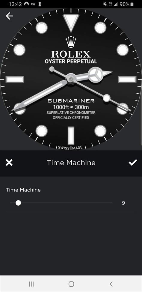 rolex watch face for wear os